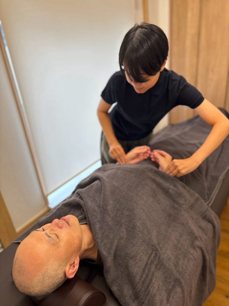 頭部への施術